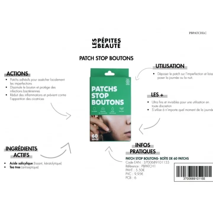 Ahava Les Pépites Beauté Patchs Stop Boutons