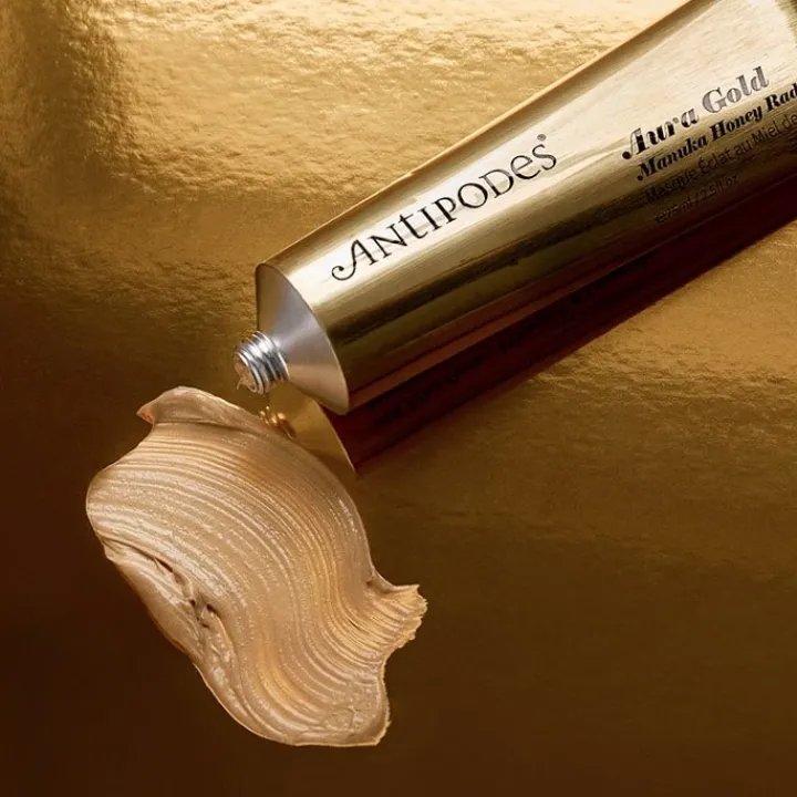 Antipodes Aura Gold                Masque Éclat au Miel de Manuka