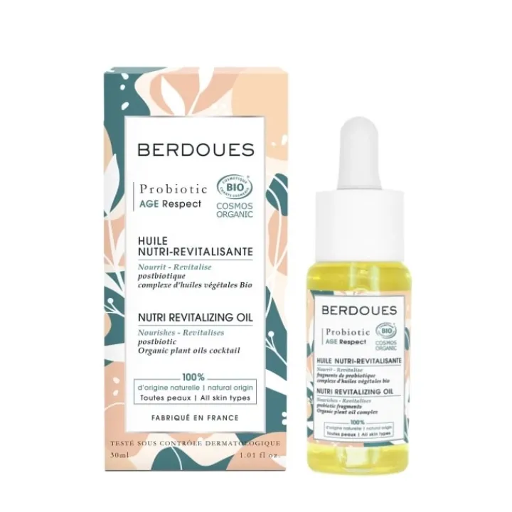 Berdoues Probiotic Age Respect Huile Nutri-Revitalisante Probiotic Age Respect
