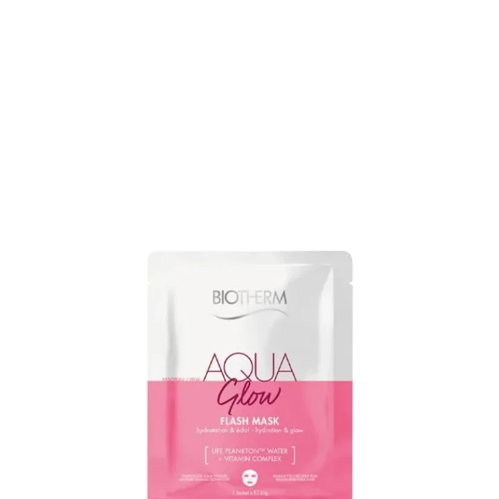 Biotherm Aqua Flash Mask Glow Masque Tissu - Hydratation Flash & Eclat Instantané