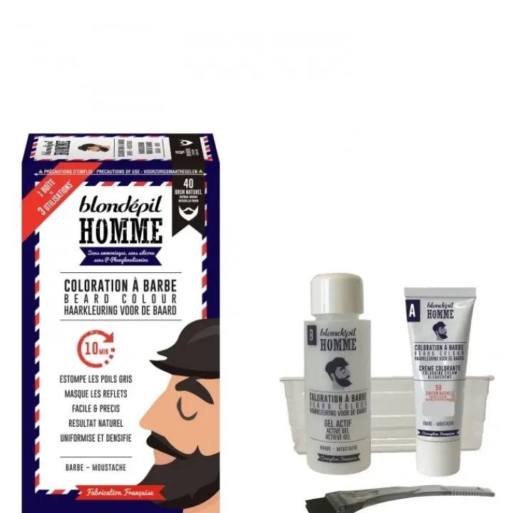 Homme Blondépil Homme Coloration à Barbe