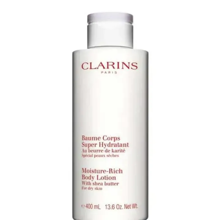 CLARINS Baume Corps Super Hydratant Au Beurre de Karité Spécial Peaux Sèches