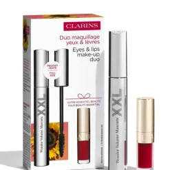 CLARINS Coffret Mascara                Coffret Maquillage - Duo Maquillage Yeux et Lèvres