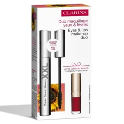 CLARINS Coffret Mascara                Coffret Maquillage - Duo Maquillage Yeux et Lèvres