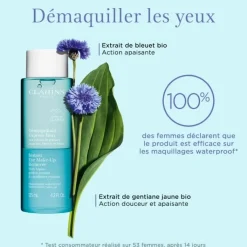 CLARINS Démaquillant Express                Yeux Sensibles - Aux Extraits de Gentiane Jaune des Alpes & de Bleuet