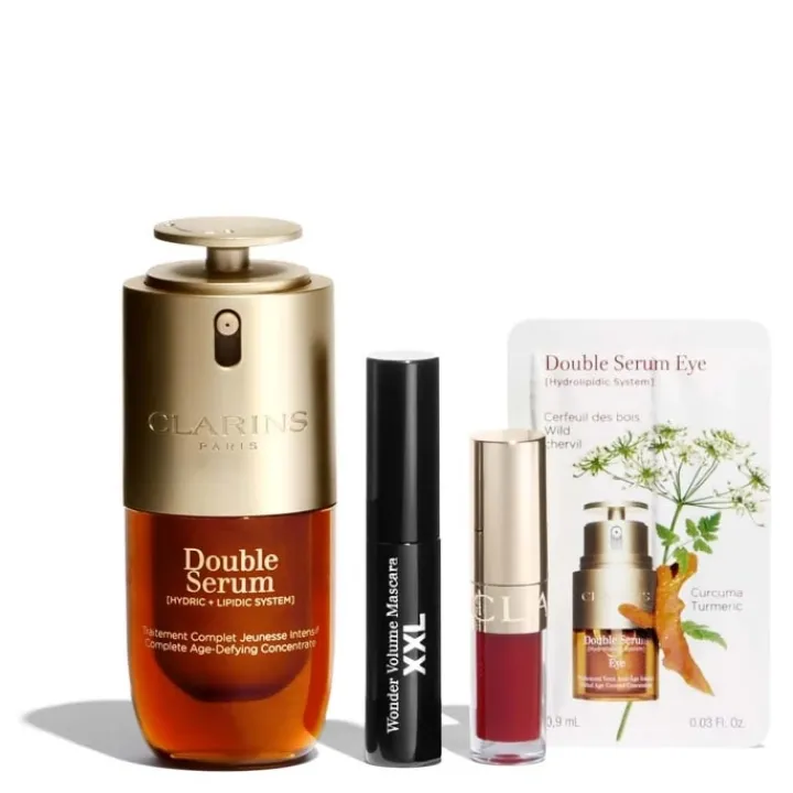 CLARINS Double Serum Coffret Soin Anti-Âge