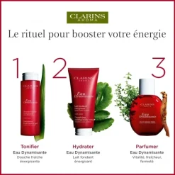 CLARINS Eau Dynamisante - Vitalité, Fraîcheur, Fermeté                Eau de Soins Parfumée