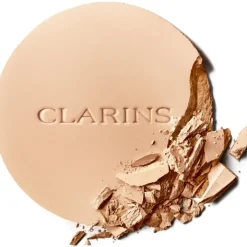 CLARINS Ever Matte Compact Powder                Poudre Compacte Matifiante Infusée Au Lait De Pêcher