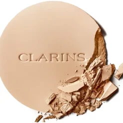 CLARINS Ever Matte Compact Powder                Poudre Compacte Matifiante Infusée Au Lait De Pêcher