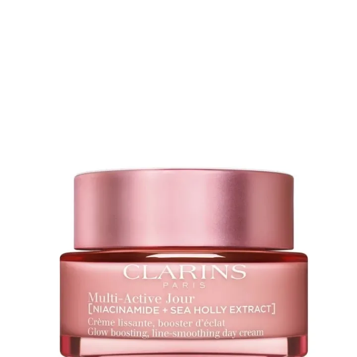 CLARINS Multi-Active Jour Crème lissante, booster d’éclat – Peaux sèches