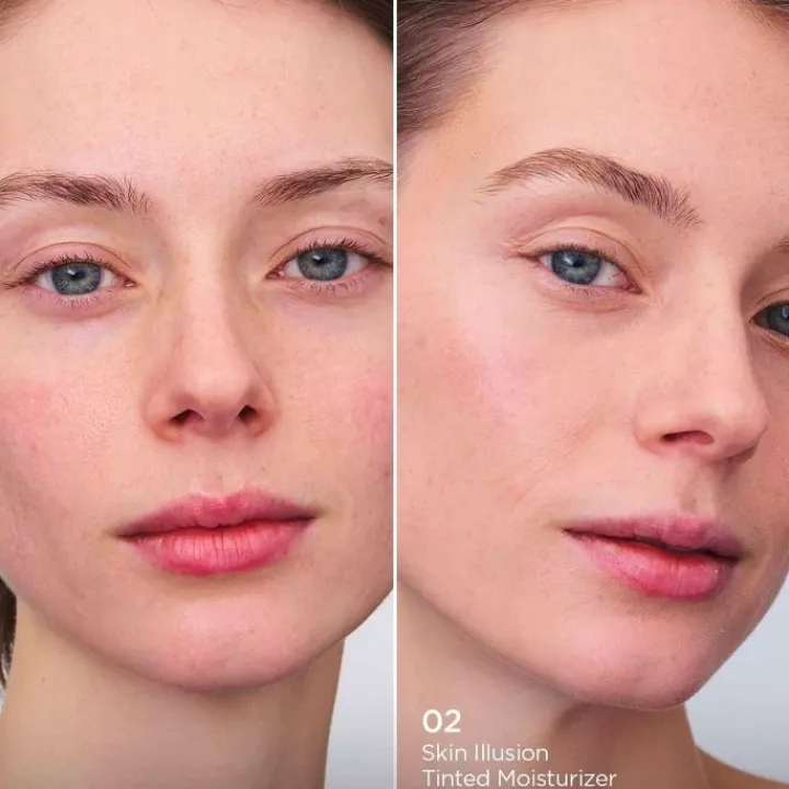 CLARINS Skin Illusion Tinted Moisturizer SPF25 Crème Teintée Booster d'Éclat - Format Voyage