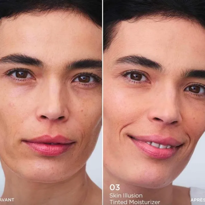 CLARINS Skin Illusion Tinted Moisturizer SPF25 Crème Teintée Booster d'Éclat - Format Voyage