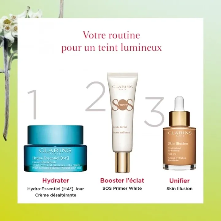 CLARINS SOS Primer Base de Teint Illuminatrice