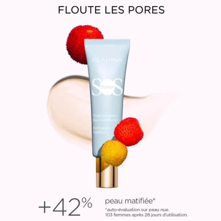 CLARINS SOS Primer Base de Teint Matifiante