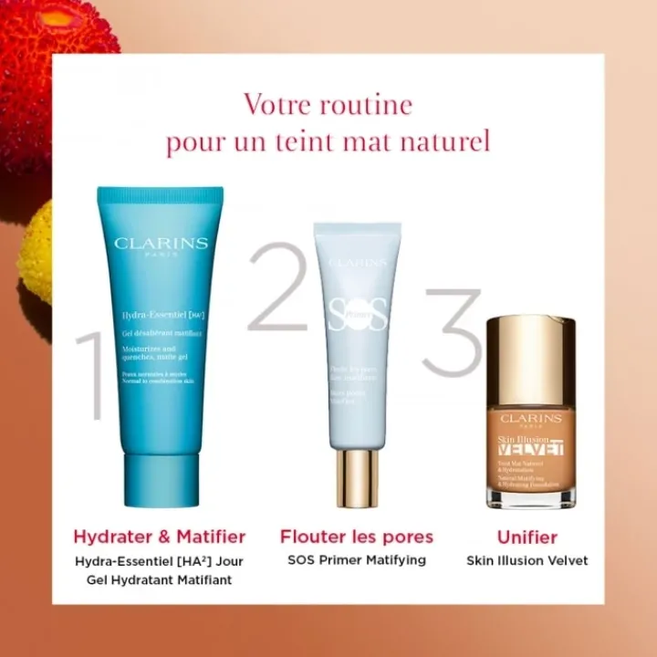 CLARINS SOS Primer Base de Teint Matifiante