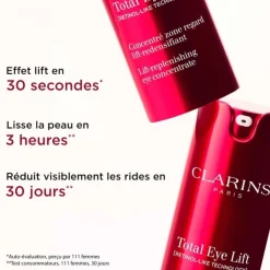 CLARINS Total Eye Lift - Contour des Yeux Anti-Âge Soin yeux anti-rides Rechargeable