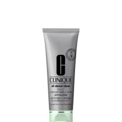 CLINIQUE All About Clean Gommage + Masque Au Charbon 2-en-1