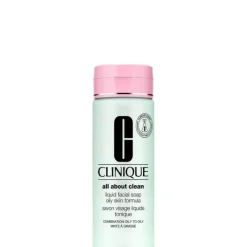 CLINIQUE All About Clean™                Savon Visage Liquide Tonique - Peaux mixtes à grasses