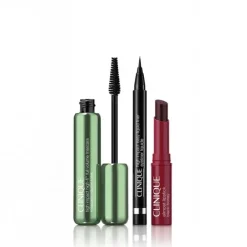 CLINIQUE High Impact ™                Coffret Yeux et Lèvres Black Honey ™ & High Impact ™
