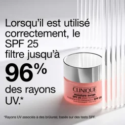 CLINIQUE Moisture Surge™                Hydratant Fini Transparent SPF 25