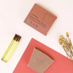 Comme Avant Savon Naturel à L'Huile d'Olive - Enrichi en Huile de Bourrache & Argile Rouge