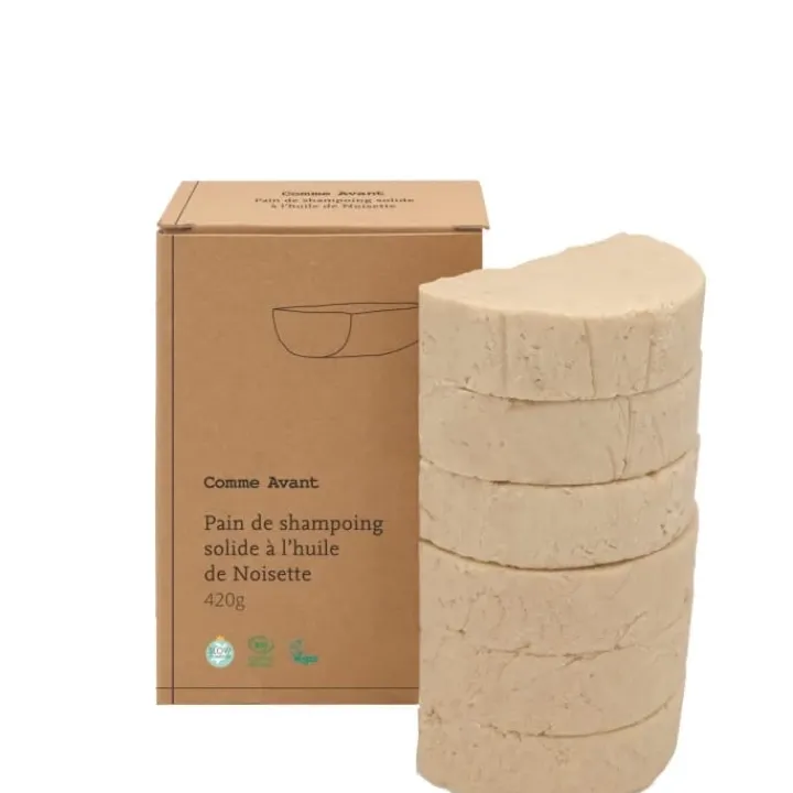 Comme Avant Shampoing Naturel Solide A L'Huile de Noisette