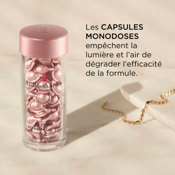 Elizabeth Arden Ceramide Retinol Capsules Sérum de Nuit Effaceur de Ridules