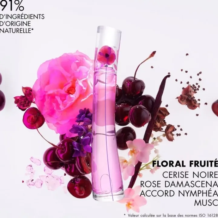 Femme KENZO Flower By Cherry Poppy Eau de Parfum Notes Florales Fruitées