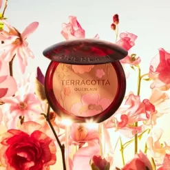 GUERLAIN Terracotta Flower Blossom                La Poudre Éclat Bonne Mine Naturelle- Édition Limitée - 96% d’ingrédients d’origine naturelle