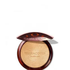 GUERLAIN Terracotta Luminizer                La Poudre Enlumineur - 96% d'ingrédients d'origine naturelle Éclat scintillant & doré