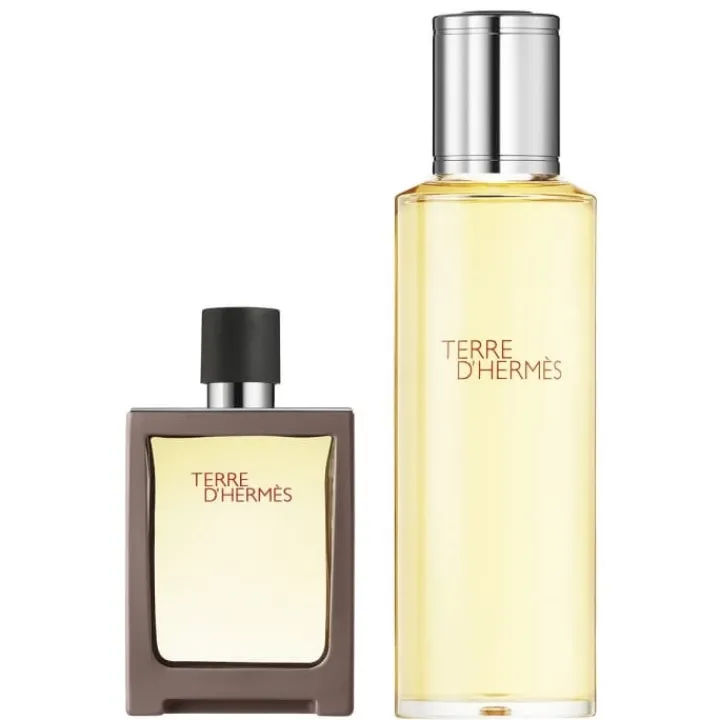 Homme HERMÈS Terre d'Hermès Eau de Toilette Vaporisateur 30 ml + Recharge 125 ml