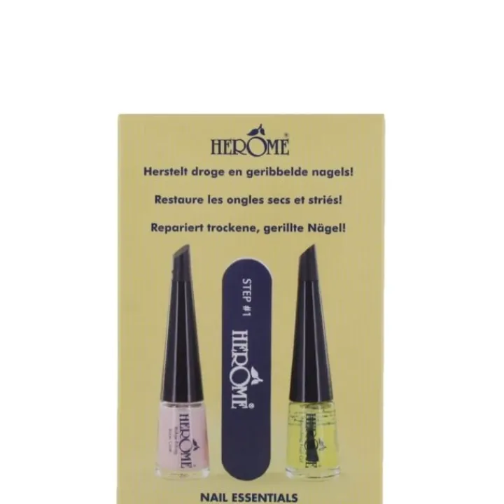 Hérôme Nails essential Set Set Pour Ongles Secs et Striés