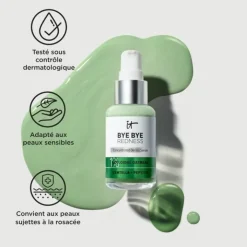 It Cosmetics Bye bye Redness                Sérum Anti-Rougeurs à l'Avoine Colloïdale