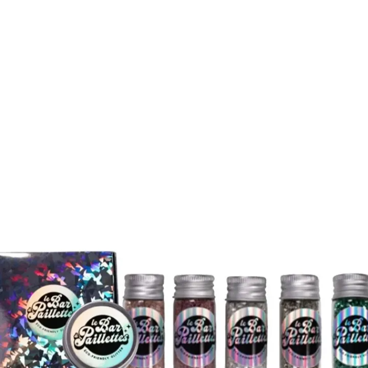 Le Bar à Paillettes Kit 004 Coffret Paillettes Libres Biodégradables - 5 Coupes