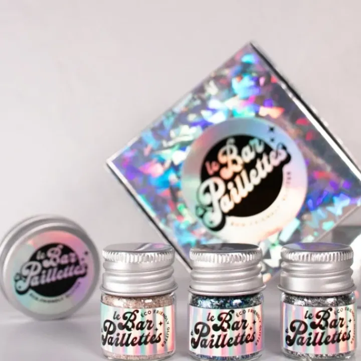 Le Bar à Paillettes Kit 003 Coffret Paillettes Libres Biodégradables - 3 Shots
