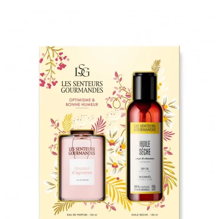 Les Senteurs Gourmandes Douceur d'Agrumes Coffret Eau de Parfum et Huile Parfumée