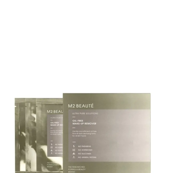 M2 Beauté Oil Free Eye Make-Up Remover Lotion Nettoyante 2-en-1 Visage & Yeux