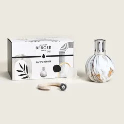 Maison Berger Paris                Lampe Marbrure Blanche