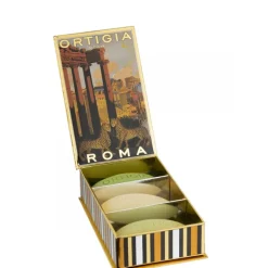 Femme Ortigia Sicilia City Box Roma Coffret de 3 Savons Parfumés