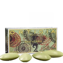 Ortigia Sicilia Fico d'India                Coffret de 4 Savons Parfumés