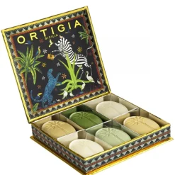 Ortigia Sicilia Jungle Box                Coffret de 6 Savons Parfumés Assortis