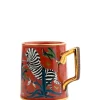 Ortigia Sicilia Jungle Corallo                Mug en Céramique