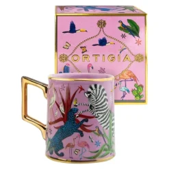 Ortigia Sicilia Jungle Pink                Mug en Céramique