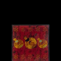 Ortigia Sicilia Melograno                Assiette en Verre & Savon