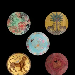 Ortigia Sicilia Ortigia                Coffret Assiettes en Verre