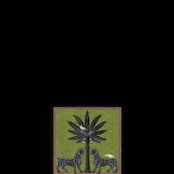 Ortigia Sicilia Ortigia Plateau Carré Vert en Laque