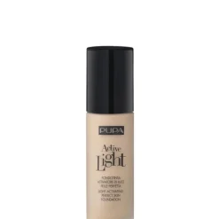 Pupa Active Light Fond de Teint Activateur de Lumière Peau Parfaite SPF 10