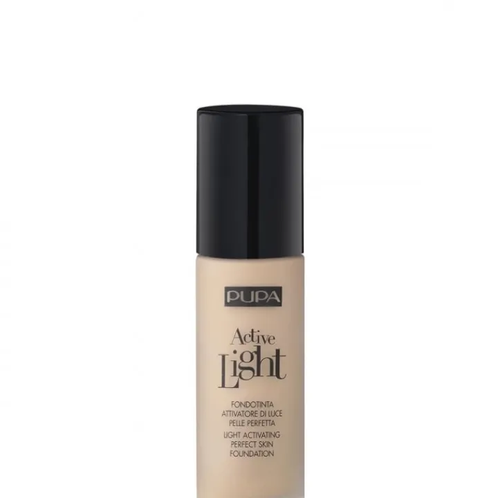 Pupa Active Light Fond de Teint Activateur de Lumière Peau Parfaite SPF 10