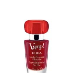 Pupa Vamp! Vernis à Ongles Parfumé Effett Gel                Vernis parfumé effet gel à la fragrance rouge