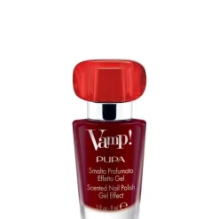 Pupa Vamp! Vernis à Ongles Parfumé Effett Gel                Vernis parfumé effet gel à la fragrance rouge